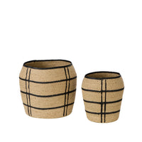Amalfi Trace Baskets Natural