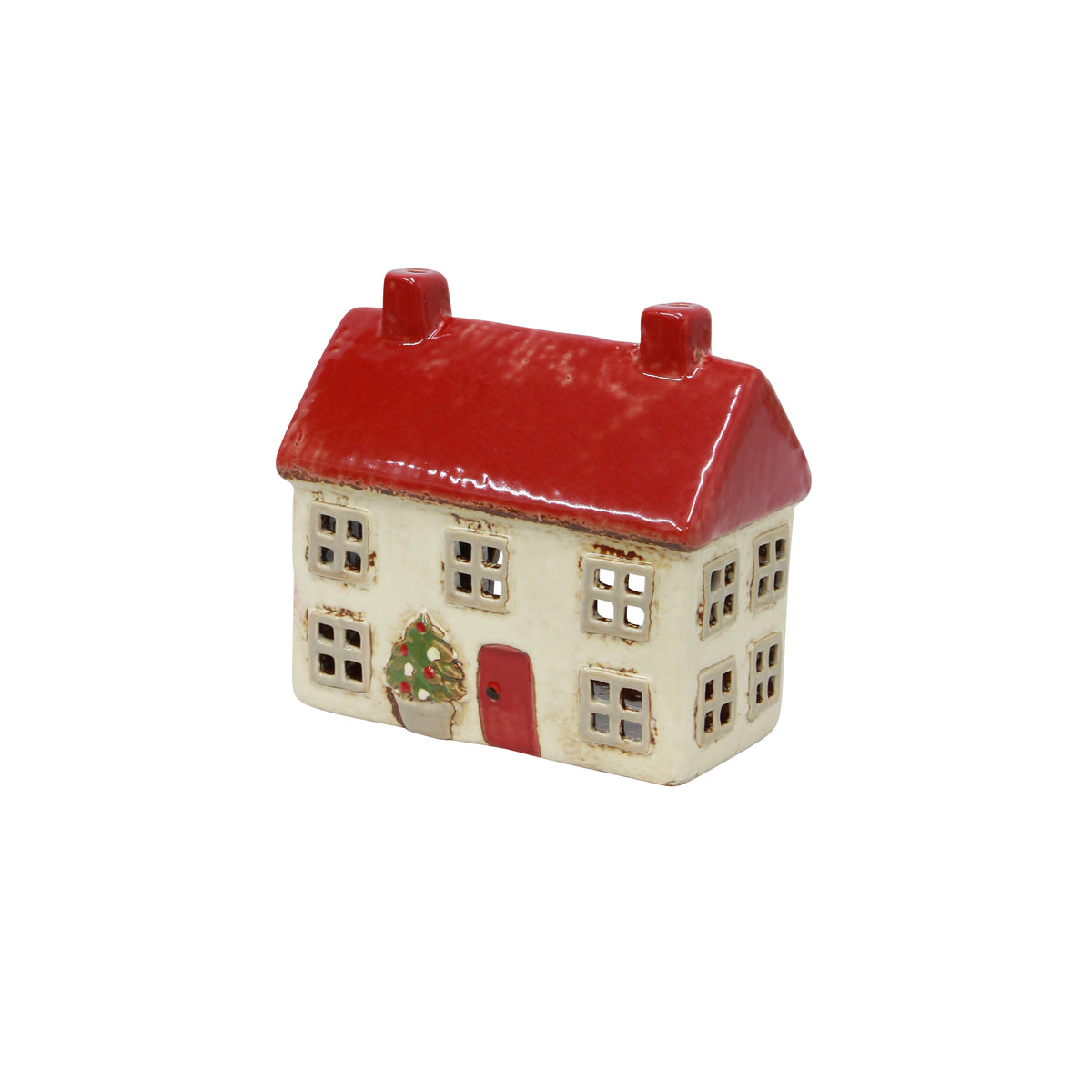 Alsace Tea Light Cottage Christmas Stone