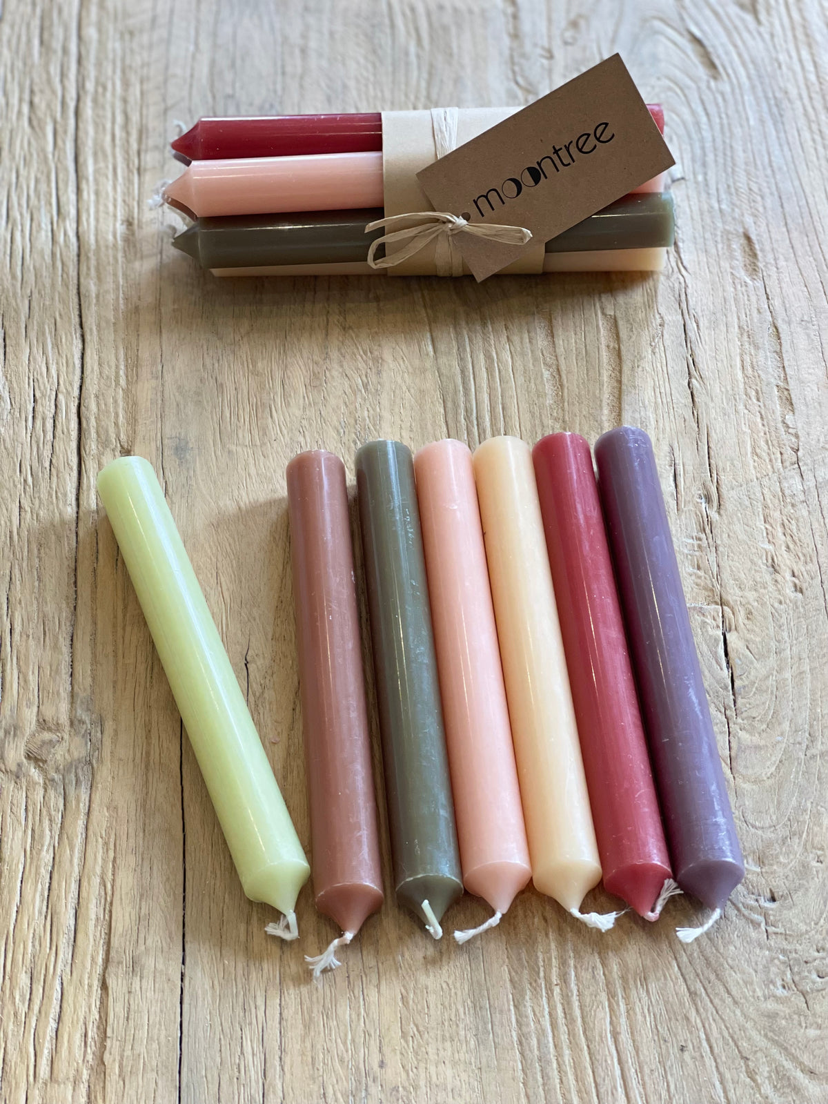 French Dinner Candles – Autumn Palette (Bundle of 7)