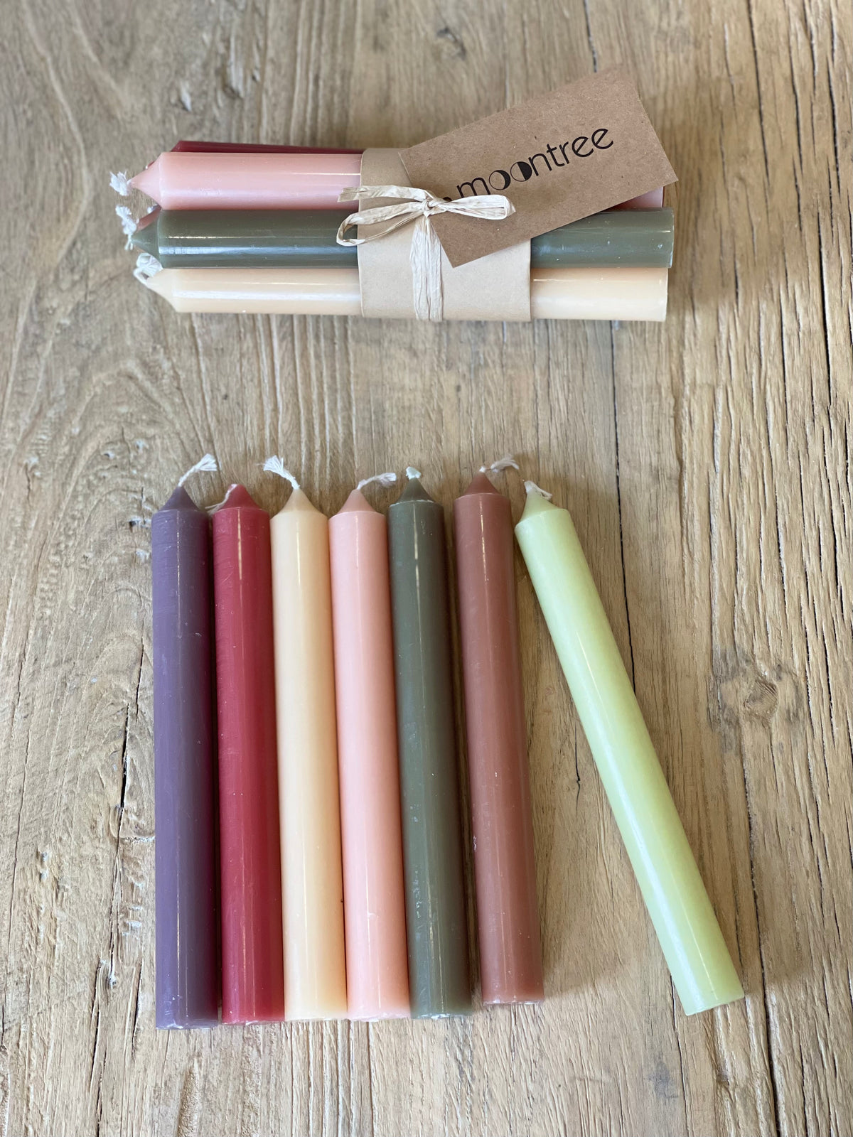 French Dinner Candles – Autumn Palette (Bundle of 7)