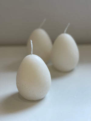 Egg Candle Ivory