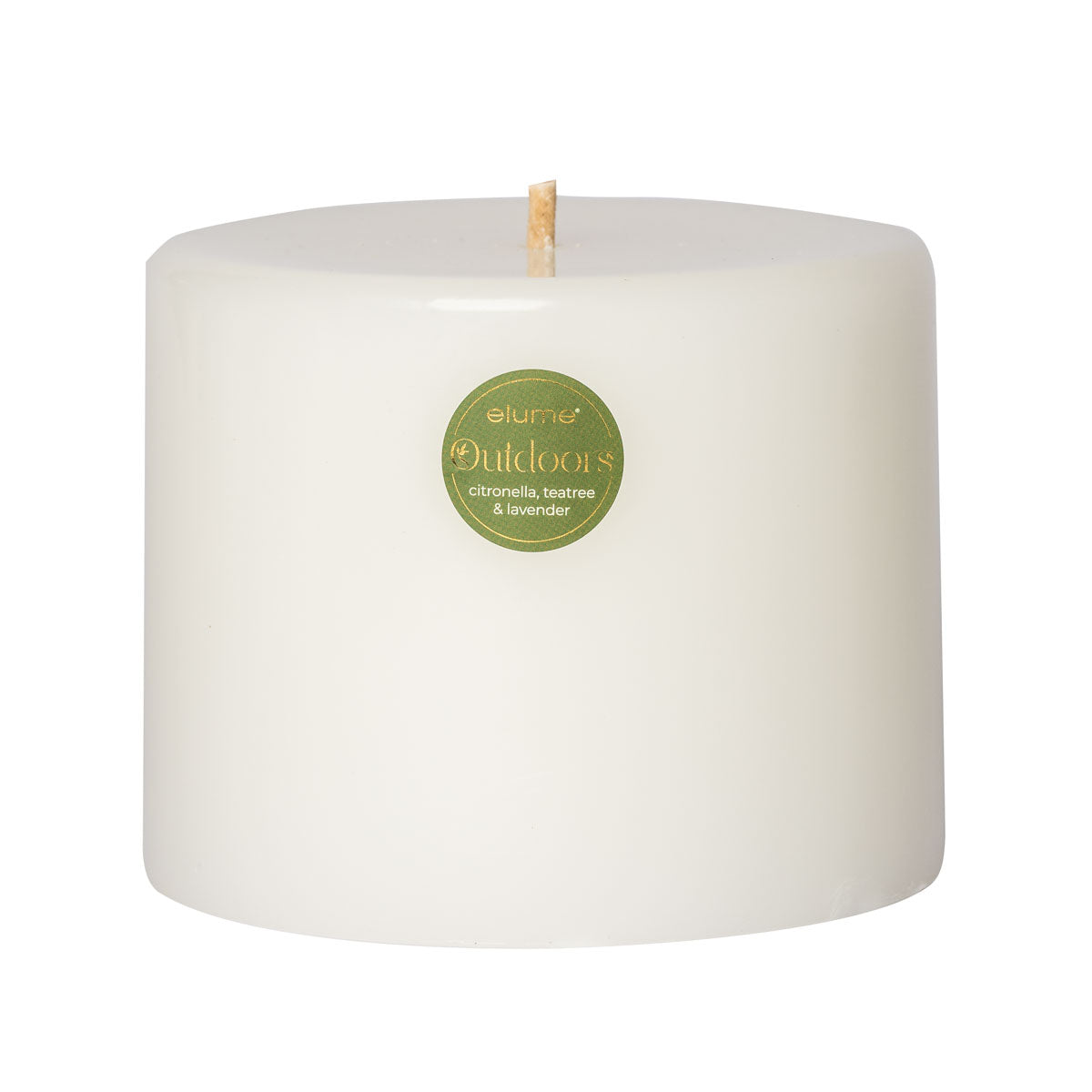 Outdoor Mosquito Pillar Candle