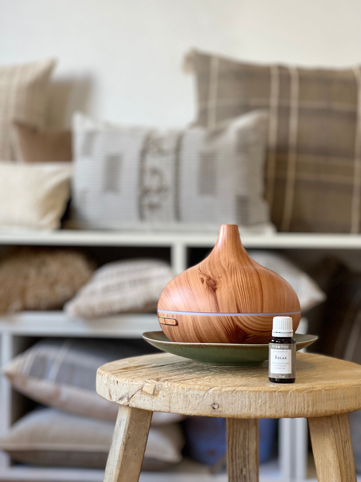 Woodgrain Ultrasonic Oil Diffuser