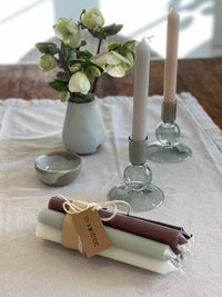 French Dinner Candles – Neutral Palette (Bundle of 7)