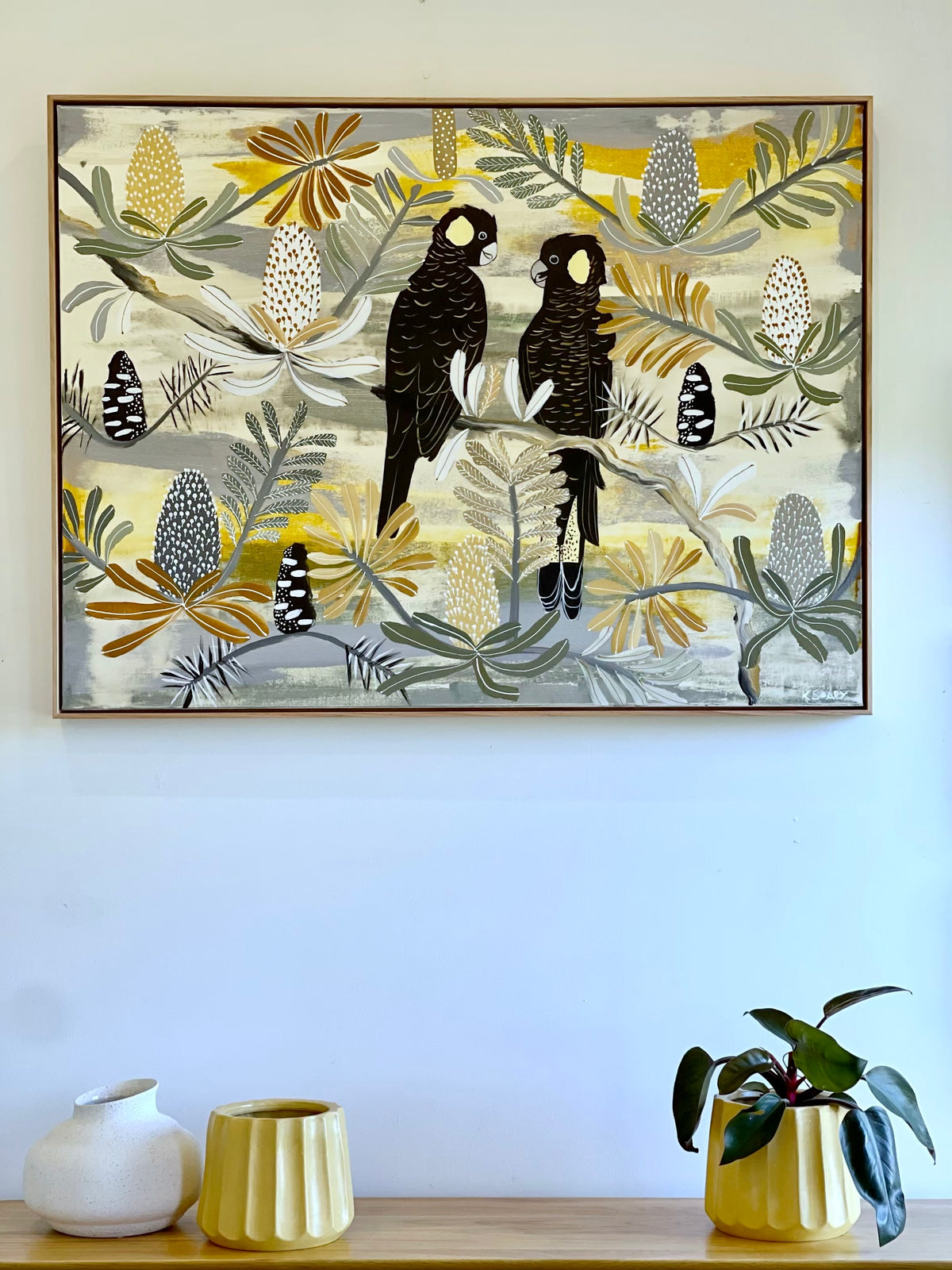 Autumn Natives and Black Cockatoos