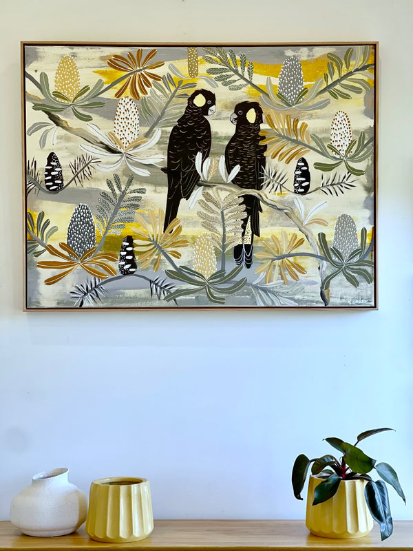 Autumn Natives and Black Cockatoos