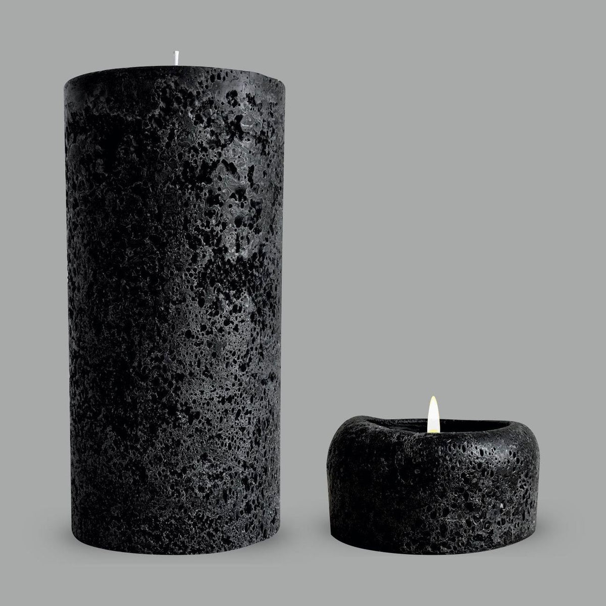 Textured Pillars - Black