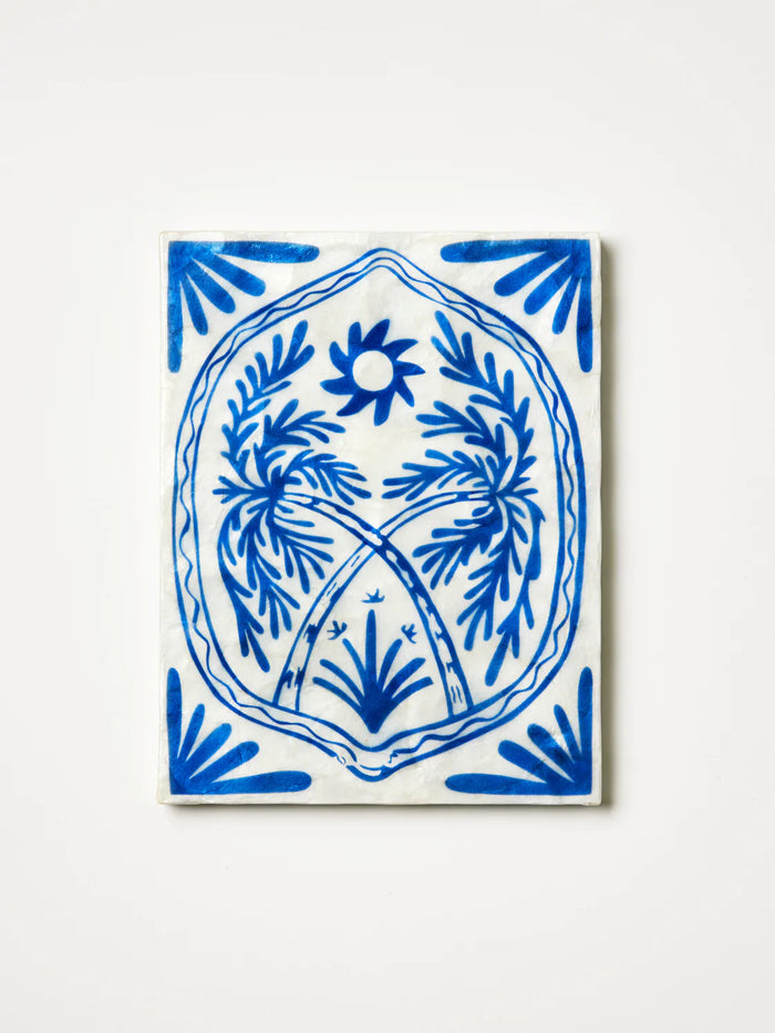 Del Sol Crossed Palm Wall Art