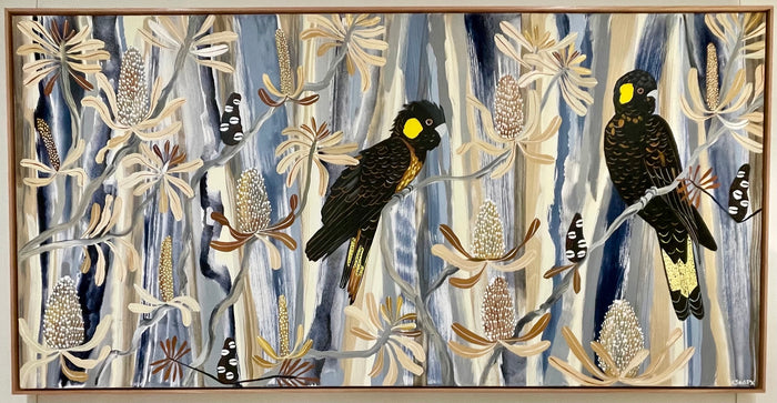 Black Cockatoos in Summer