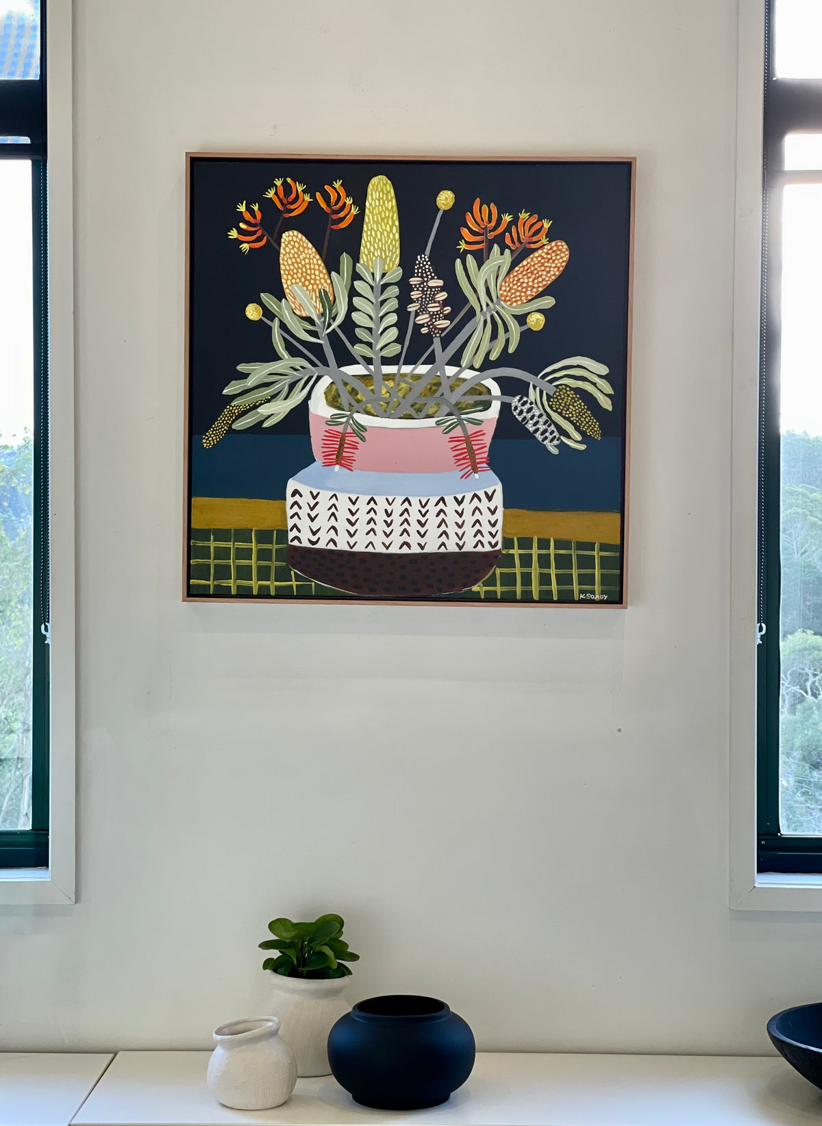 Vase with Natives #2