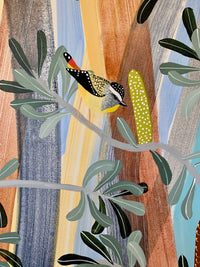 Pardalotes in the Banksia #3