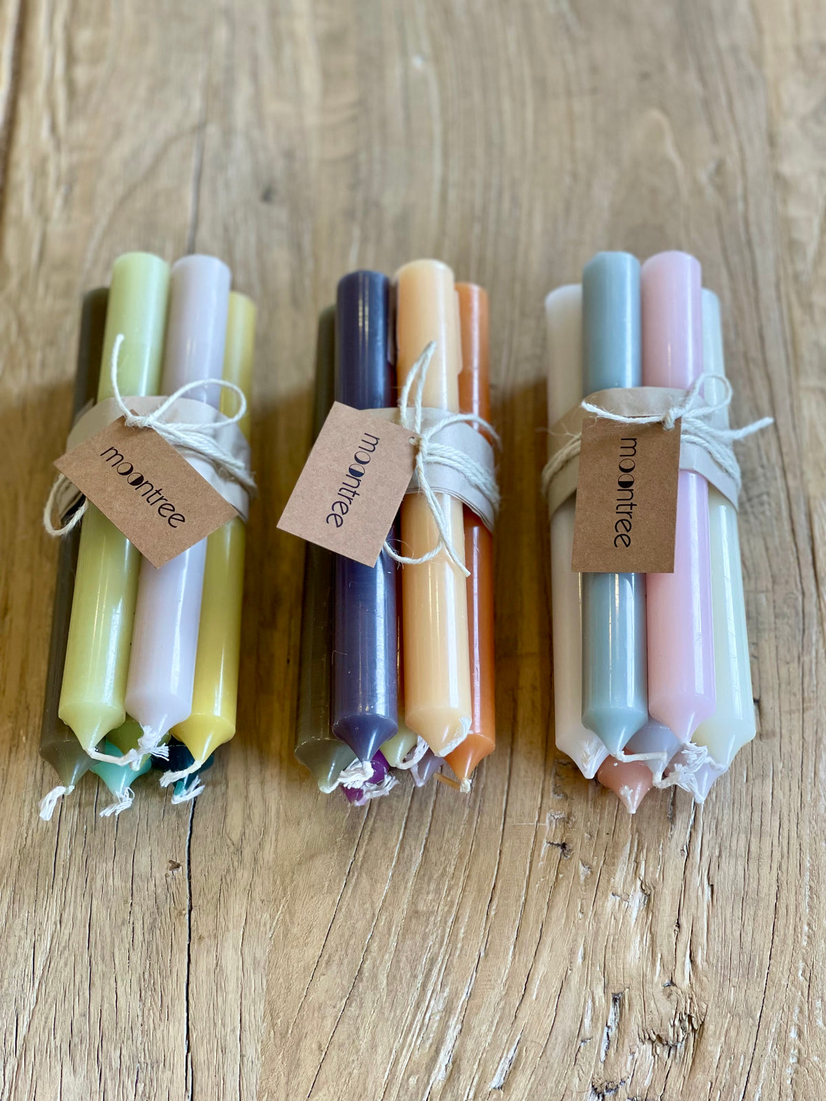 Dinner Candle Bundle - Soft Pastel