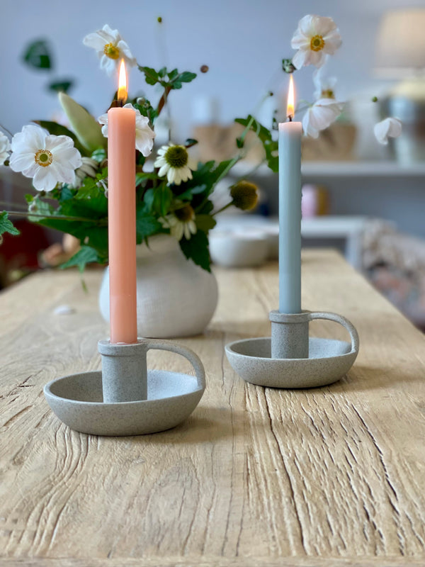 Bundle of 7 French Dinner Candles - Spring