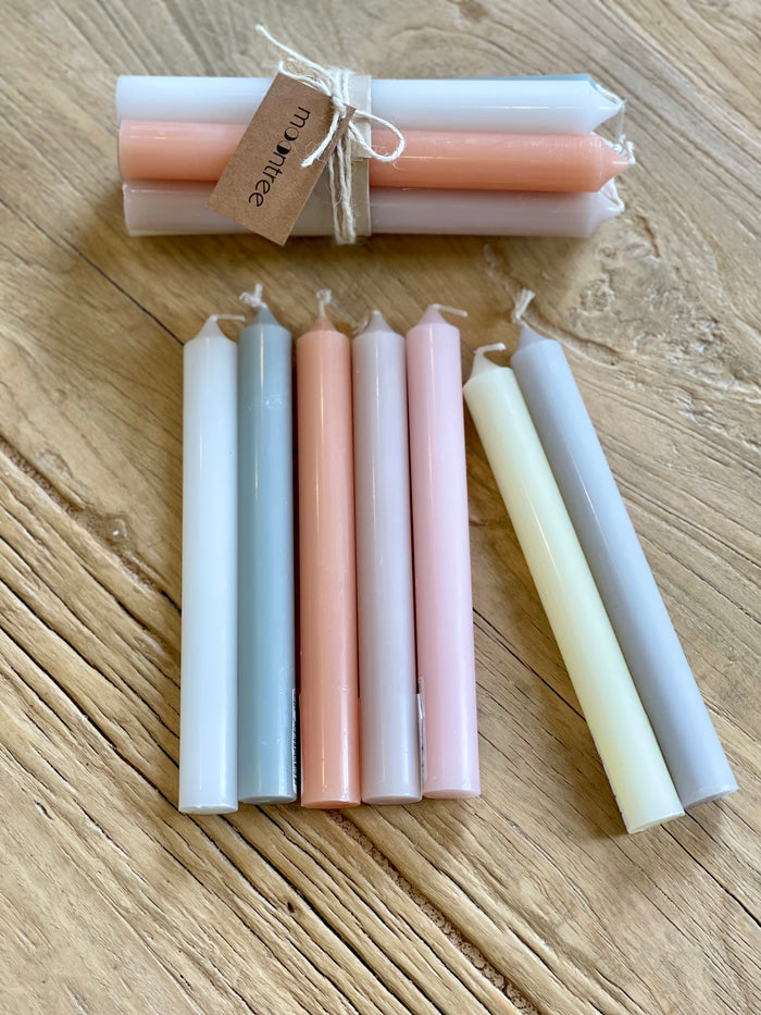 Dinner Candle Bundle - Soft Pastel