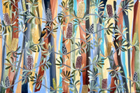 Eastern Spinebills in the banksia