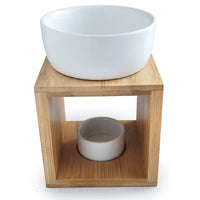 Bamboo and Ceramic Oil Burner