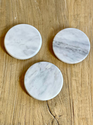 Nuvolo White Marble Holders