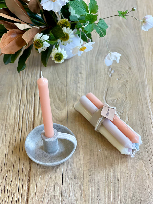 Dinner Candle Bundle - Soft Pastel