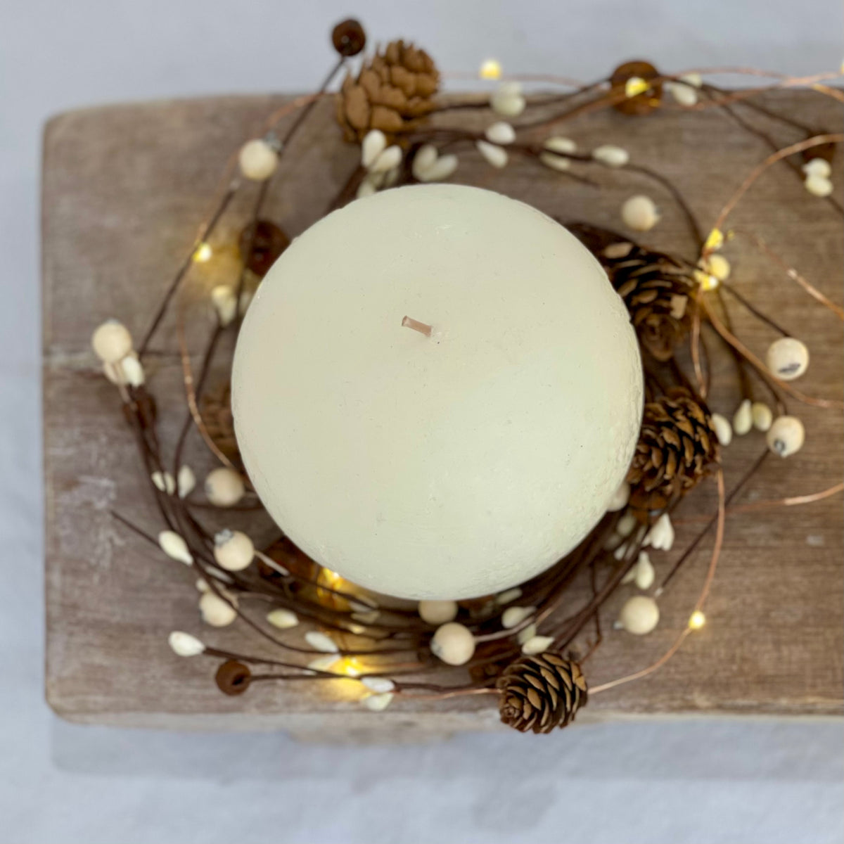 Sphere Candle - Warm White