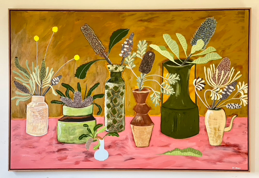 Still Life with Banksias