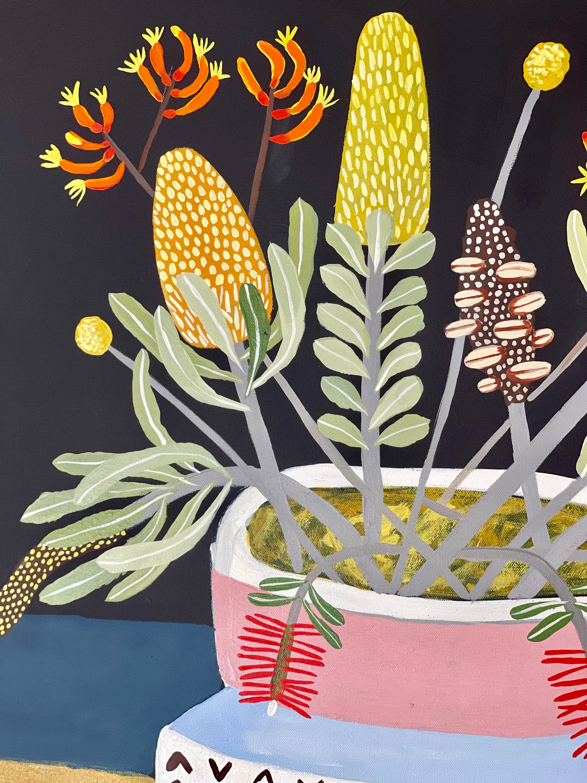 Vase with Natives #2