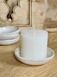 Franco Ceramic Candle Plate
