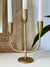 Dax Gold Candelabra and candle Set