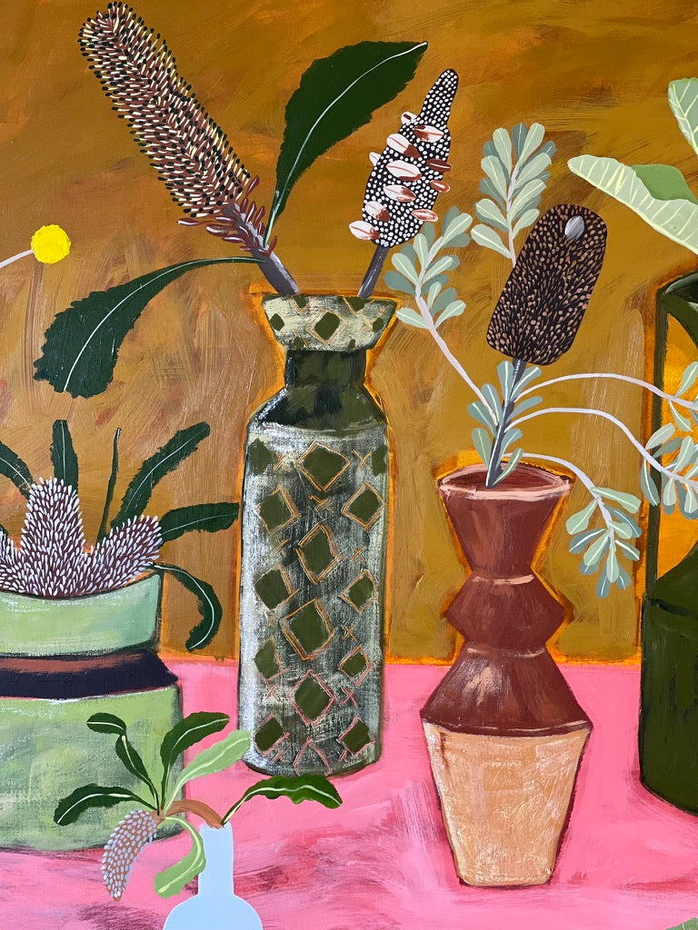 Still Life with Banksias