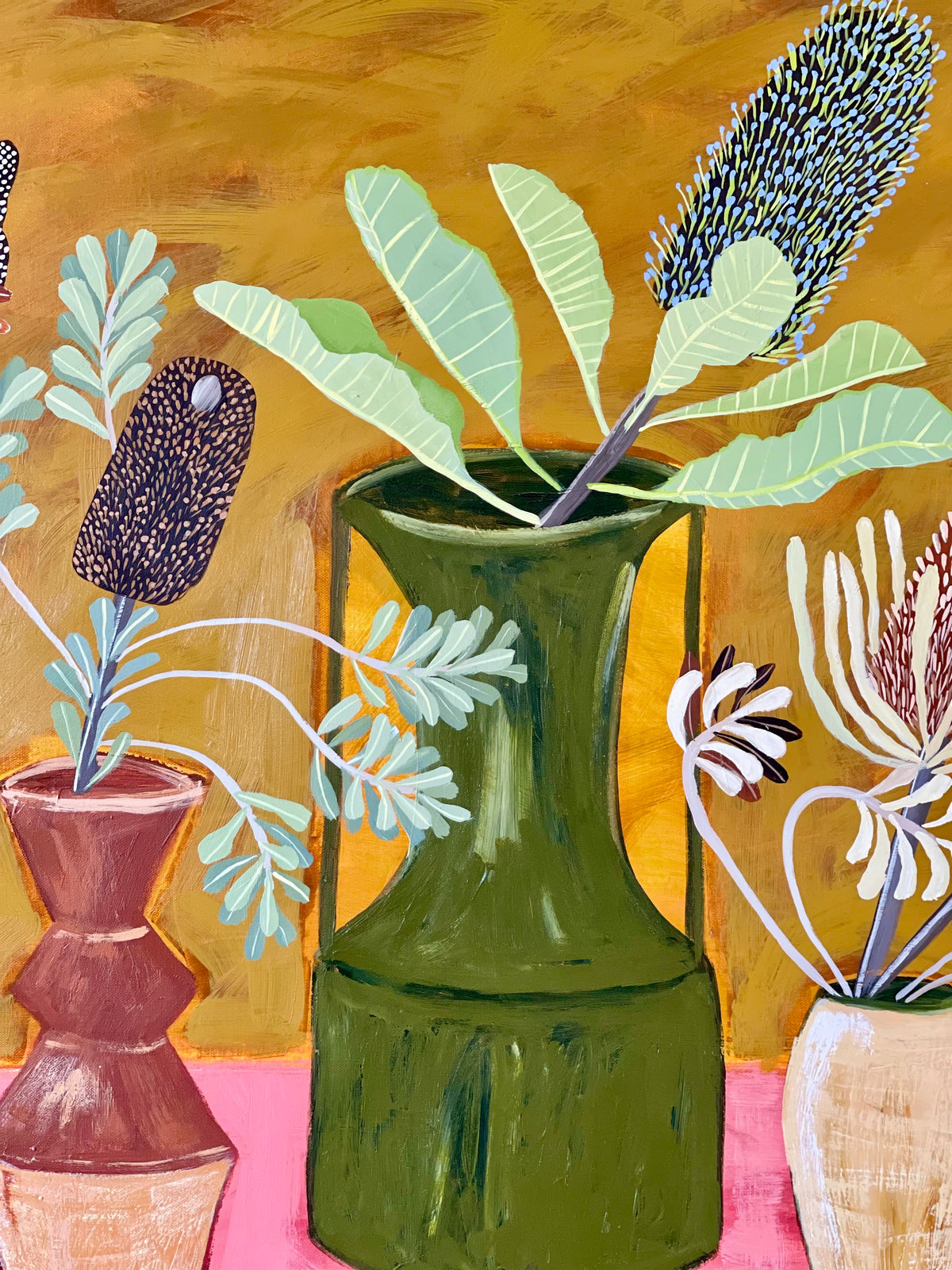 Still Life with Banksias