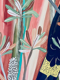 Desert Banksia and Black Cockatoo