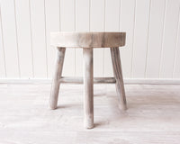 Mele Stool - Whitewash