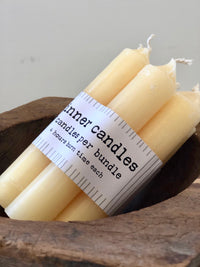 Beeswax Blend Dinner Candles