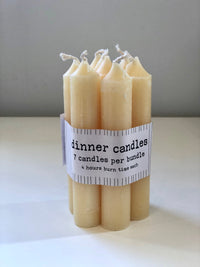 Beeswax Blend Dinner Candles