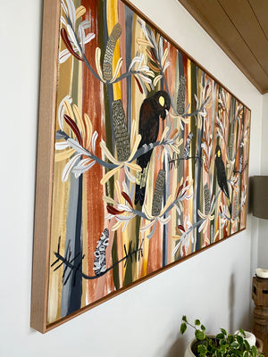 Desert Native and Black Cockatoos