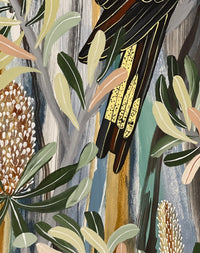 Tail Feathers and Banksia #3