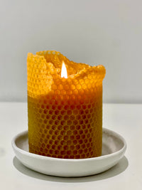 Honeycomb Beeswax Candle Lanterns