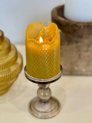 Honeycomb Beeswax Candle Lanterns