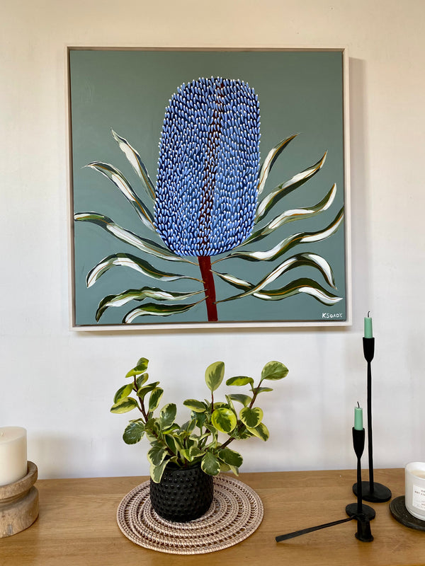 Blue Banksia Flora