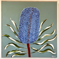 Blue Banksia Flora