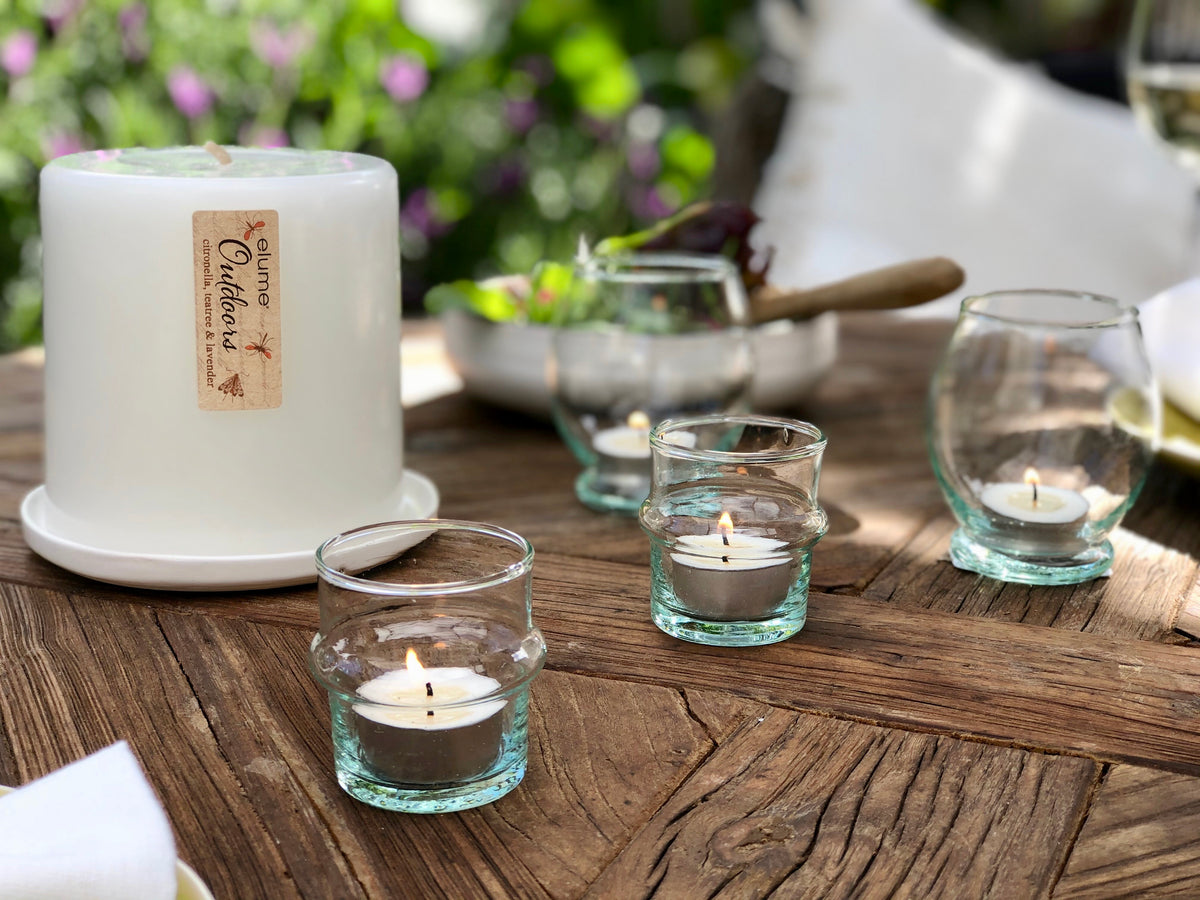 Outdoor Mosquito Pillar Candle