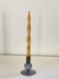 Twisted Beeswax Taper