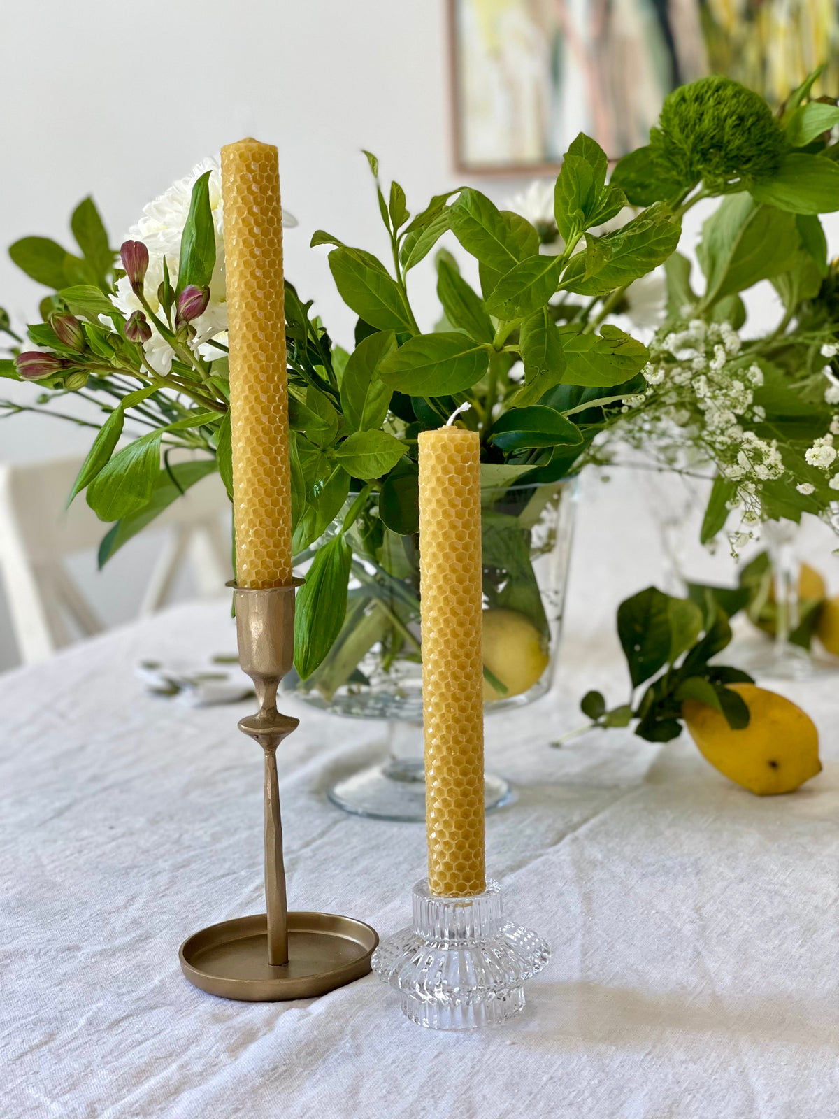 Honeycomb Beeswax Candle Lanterns