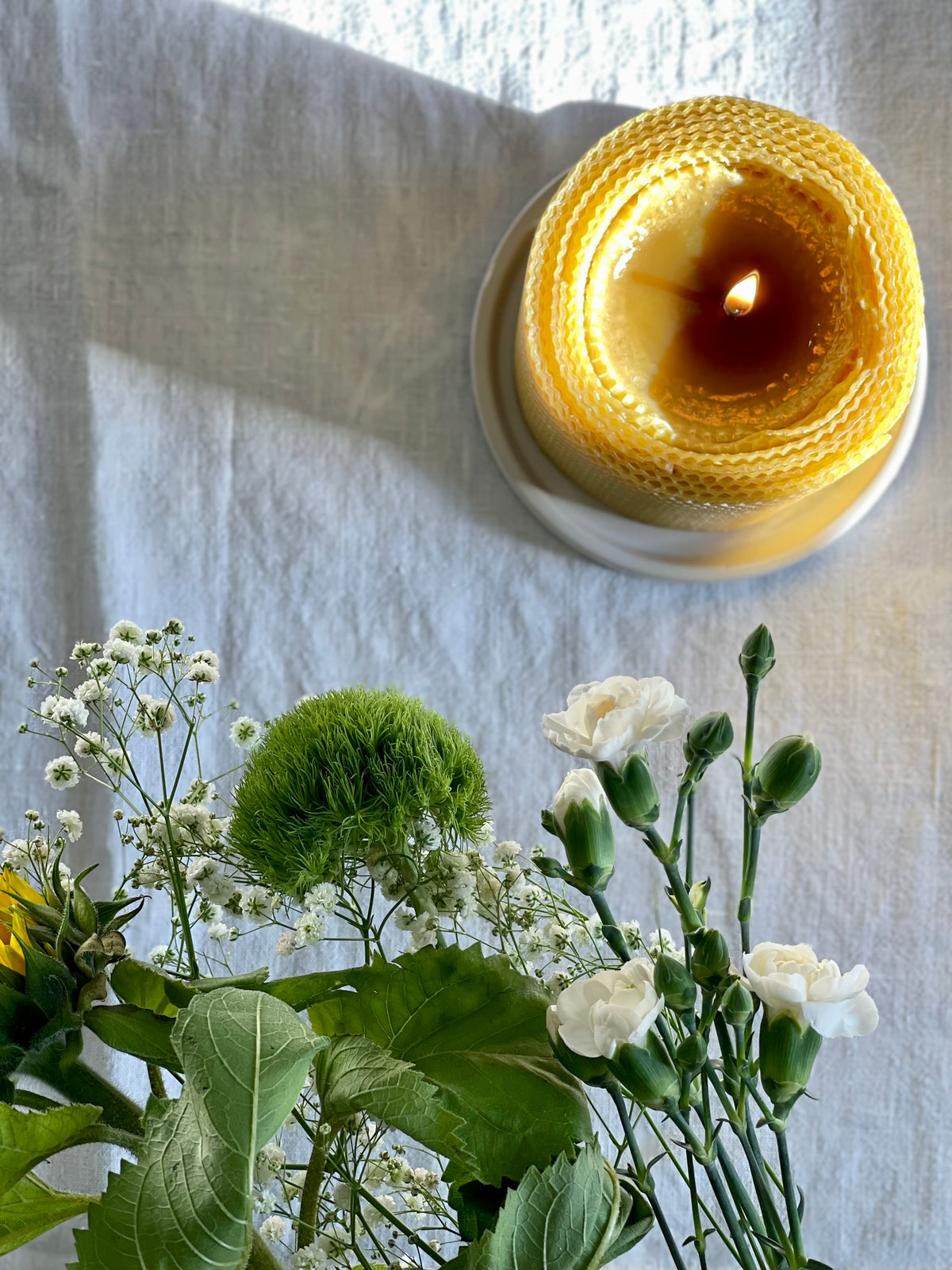 Honeycomb Beeswax Candle Lanterns