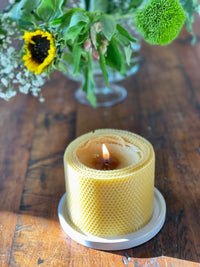 Honeycomb Beeswax Candle Lanterns