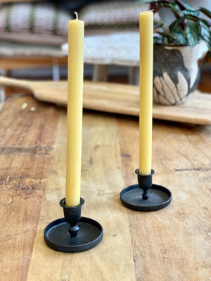 Pure - Beeswax Dinner Candles Pair