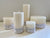 Beeswax Blend Pillar Candles - Ivory