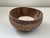 Natural Coco Bowl with Leaf Carving