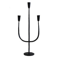 Dax Black Candelabra- Tall