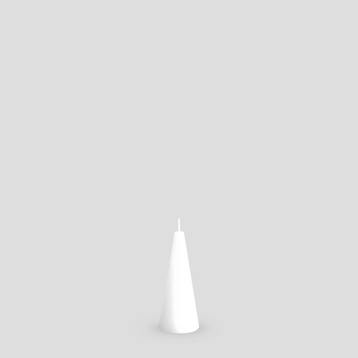 Cone Candle Pure White