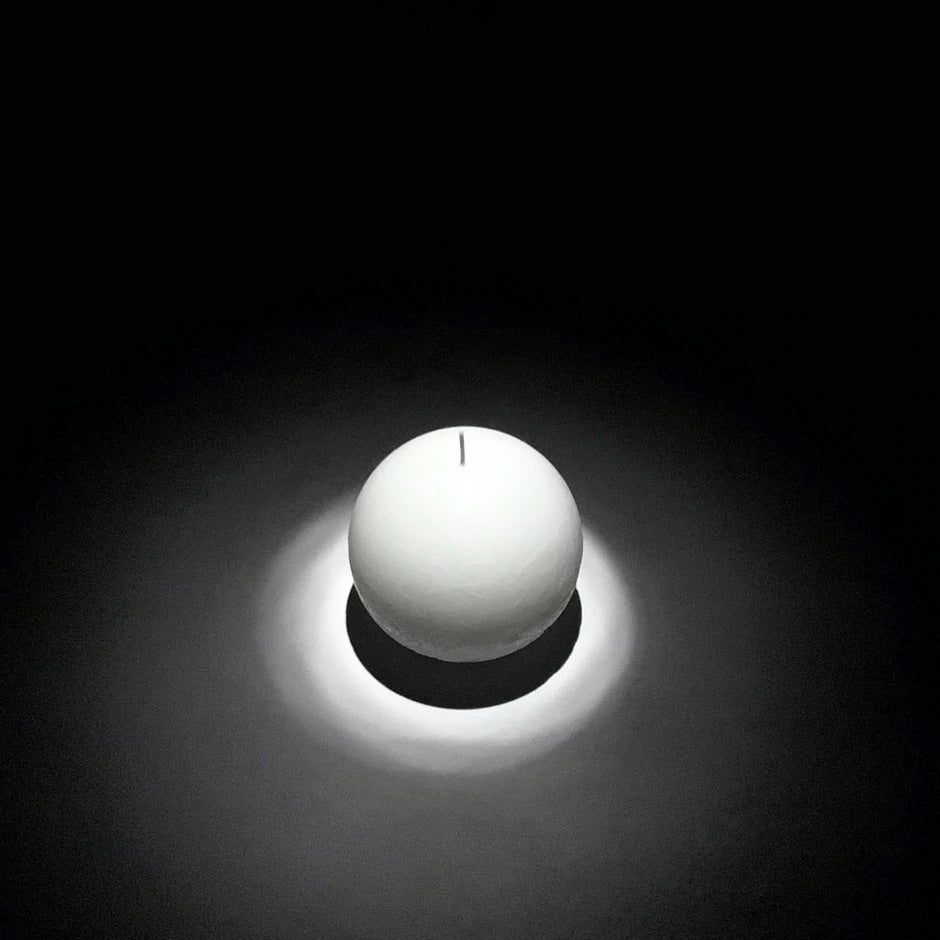 Sphere Candle - Pure White